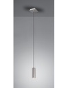 Sospensione Singola Cilindro GU10 Marley Nichel Trio Lighting