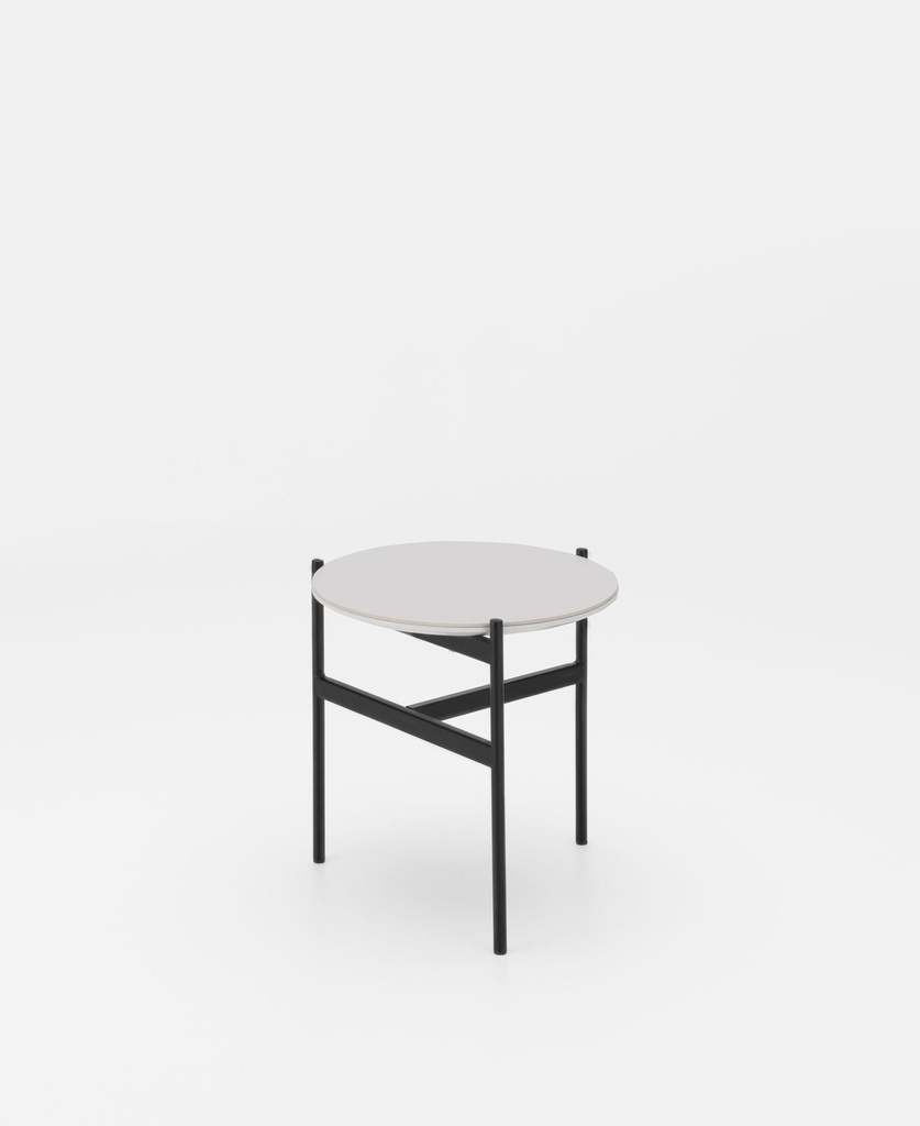 Tavolino con top in ceramica 40x40x45h cm