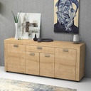 (2c) Madia quattro ante un cassetto Rovere FIESTA 177x40x h76 cm(FIESTACREDRO)