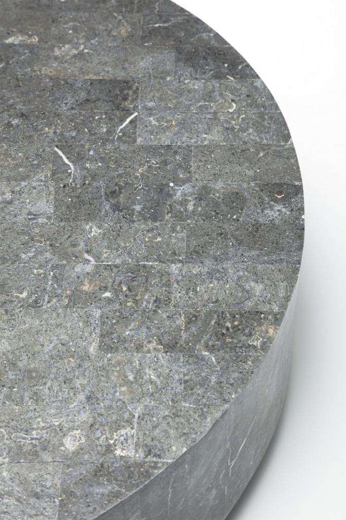 Tavolino moderno  pietra grigio cm 85 x 85 x h 28