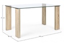 Tavolo New Arley Nature 140X80  
