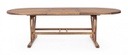 Tavolo Noemi allungabile in legno nobilitato ovale 180/240x100 cm