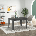 Tavolo allungabile Megaron antracite 120x80 cm EFFEZ