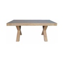 Tavolo con piano in folding olmo 2 allunghi laterali 180-280x100xh.75 cm EFFEZ