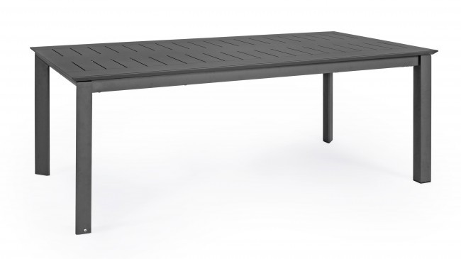 Tavolo giardino allungabile Konnor antracite cm 200-300 x 110h