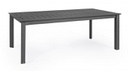 Tavolo giardino allungabile Konnor antracite cm 200-300 x 110h