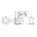 Vaso Filo Muro Rimless Morning