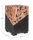 Tavolino design legno  quadrato Grenada
