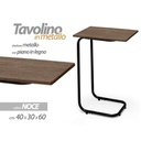 Tavolino da divano servetto noce cm 40 x 30 x 60 h