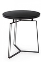 Tavolino nero in metallo stile design
