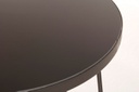 Tavolino nero in metallo stile design
