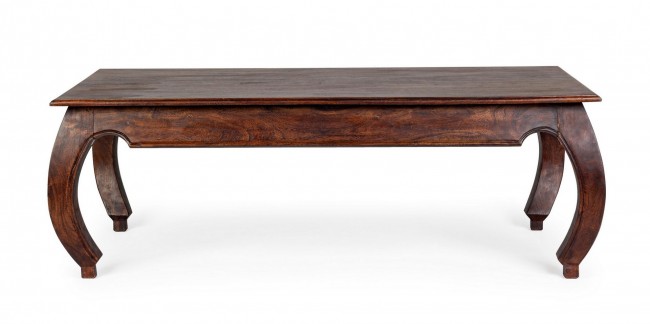 Tavolino jaipur opium in legno stile fusion cm 130x70
