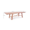 Tavolo Maryland rettangolare allungabile 100x200-300 cm