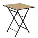 Tavolo ferro nero quadro cm 60x60h74