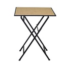 Tavolo ferro nero quadro cm 60x60h74