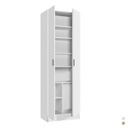 Armadio multiuso a più ripiani cm 180x58x37 rovere canadian