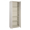 Armadio multiuso due ante Bianco 62x34x h182 cm