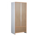 Armadio multiuso due ante due cassetti Eucalipto 77x52x h182 cm