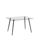 Tavolo SETFULL in cristallo 120x80