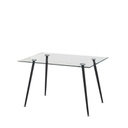 Tavolo SETFULL in cristallo 120x80