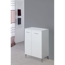 Armadietto da Bagno due ante Bianco 60x34x h78 cm
