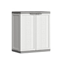Armadio basso in resina JOLLY R16 TNT Bianco e Grigio 68x39x h85 cm
