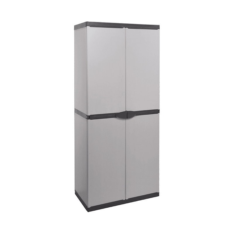Armadio in resina con portascope e ripiani cm 68 x 39.5 x 168 h (copia)