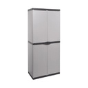 Armadio in resina con portascope e ripiani cm 68 x 39.5 x 168 h (copia)