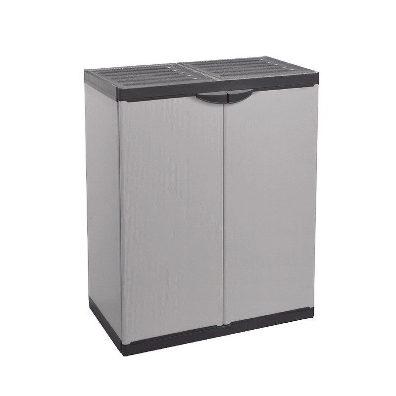 Armadio resina con 2 ripiani e due ante cm 68 x 39.5 x 85 h (copia)