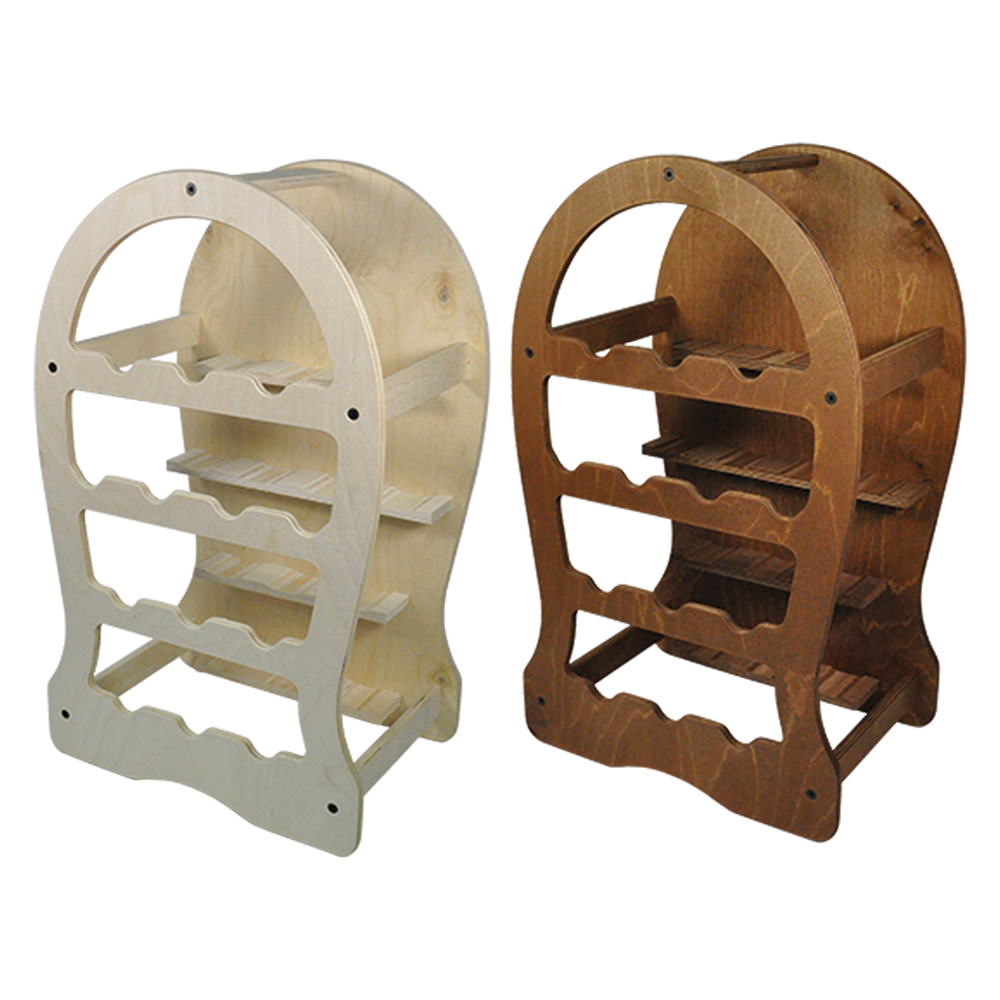 Botte Portabottiglie 13 Pos. - Scuro Cm. 37 X 27 X H.62
