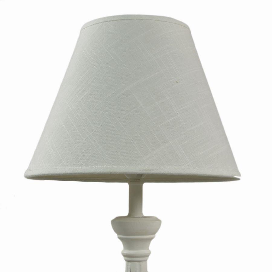 Cappello lampada bianco cmø30xh21,5x30