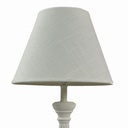 Cappello lampada bianco cmø30xh21,5x30