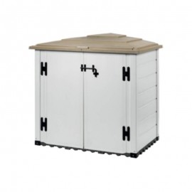 Casetta da giardino portautensili  BOX EVO 100  2 porte 131x88xh. 133 cm
