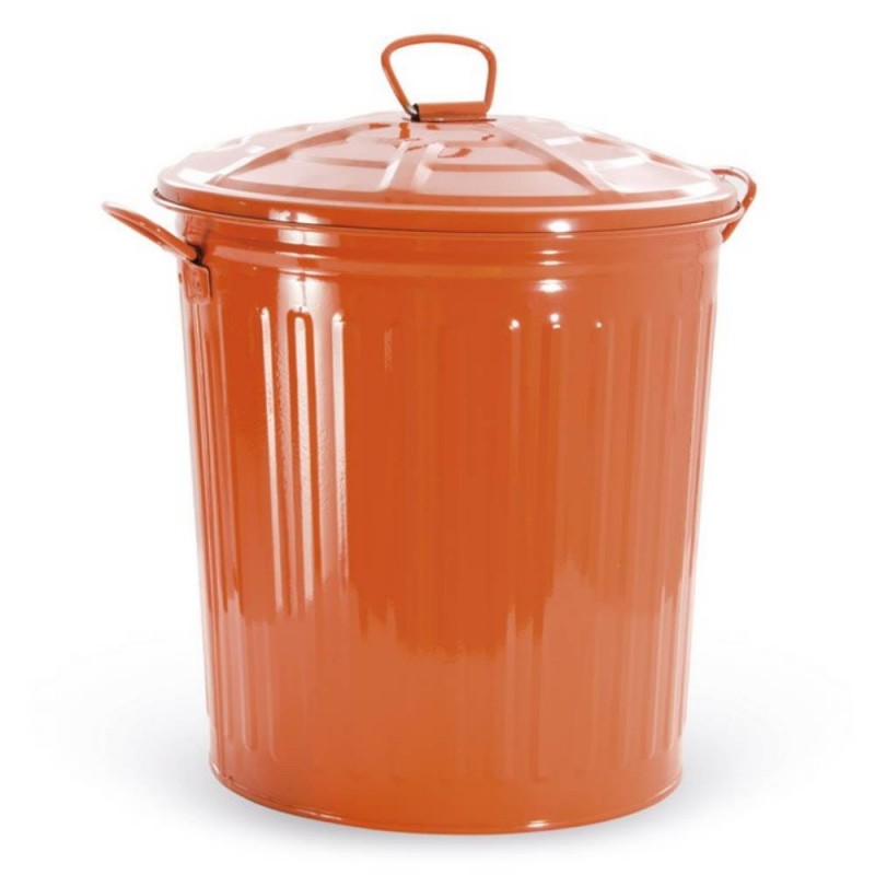Cestino pattumiera immondizia Spazzatura arancio trendy
