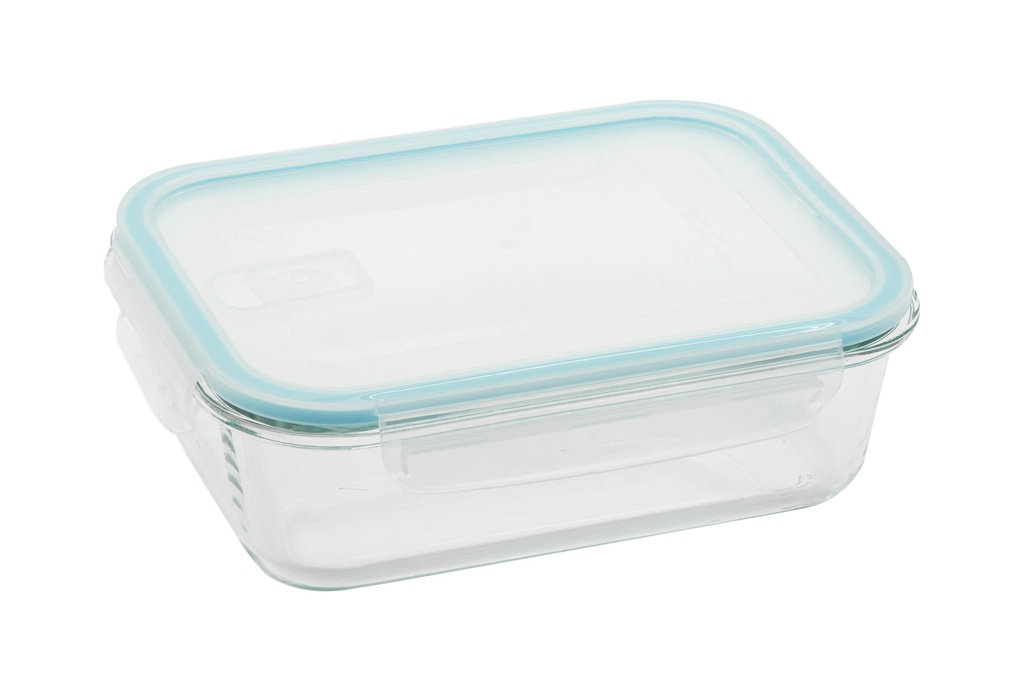 Contenitore Rettangolare Con Coperchio Con Sfiato 1,5 Lt Vetro