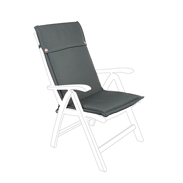 Cuscino Poly 180 antracite alto
