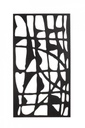Decorazione Parete Zaira Nero 60X110  