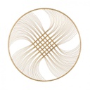 Decorazione Parete Zaira Oro D90  