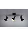 Faretto Gina Nero Opaco 3 Spot L60 cm Trio Lighting