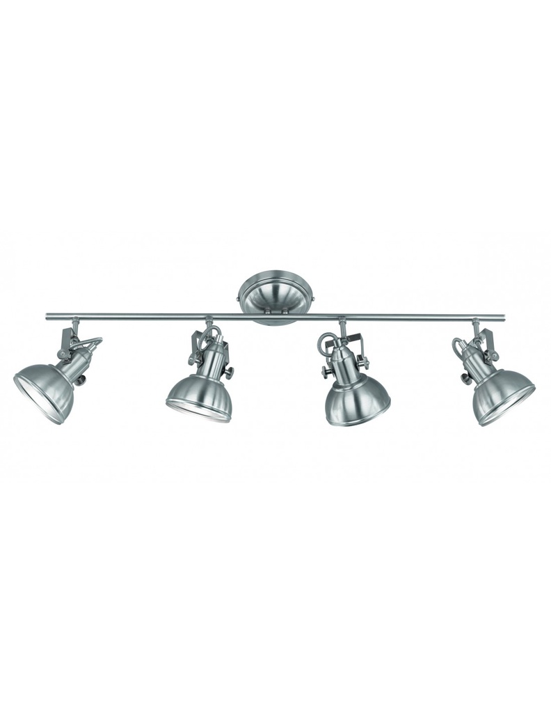 Faretto Gina Nichel Opaco 4 Spot L79 cm Trio Lighting