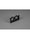 Faretto da Incasso Rettangolare Kenai 2xGU10 Nero L17 cm Trio Lighting