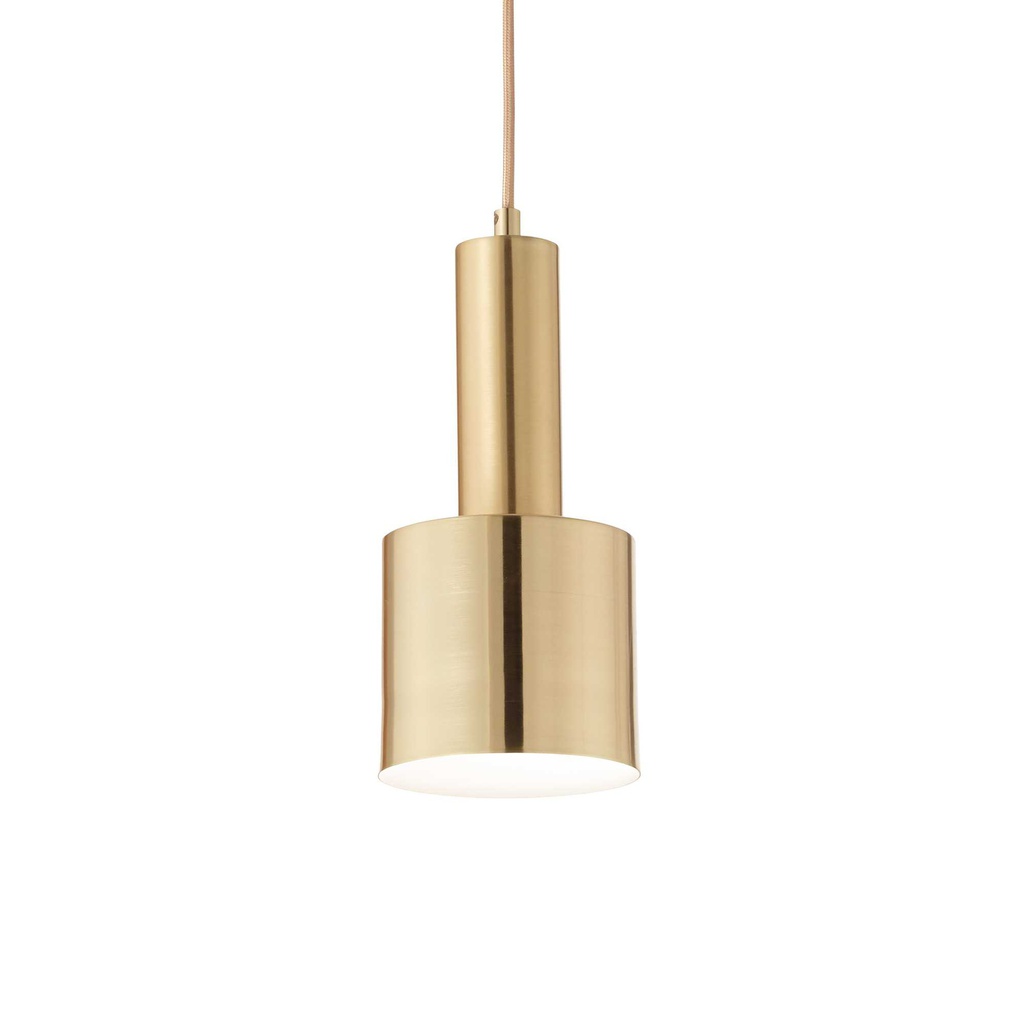 Lampada a sospensione ottone D 120 x H min 500 - max 2250 mm