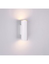 Lampada da Parete Cilindro Bianco Marley Doppia Luce Sopra e Sotto Trio Lighting