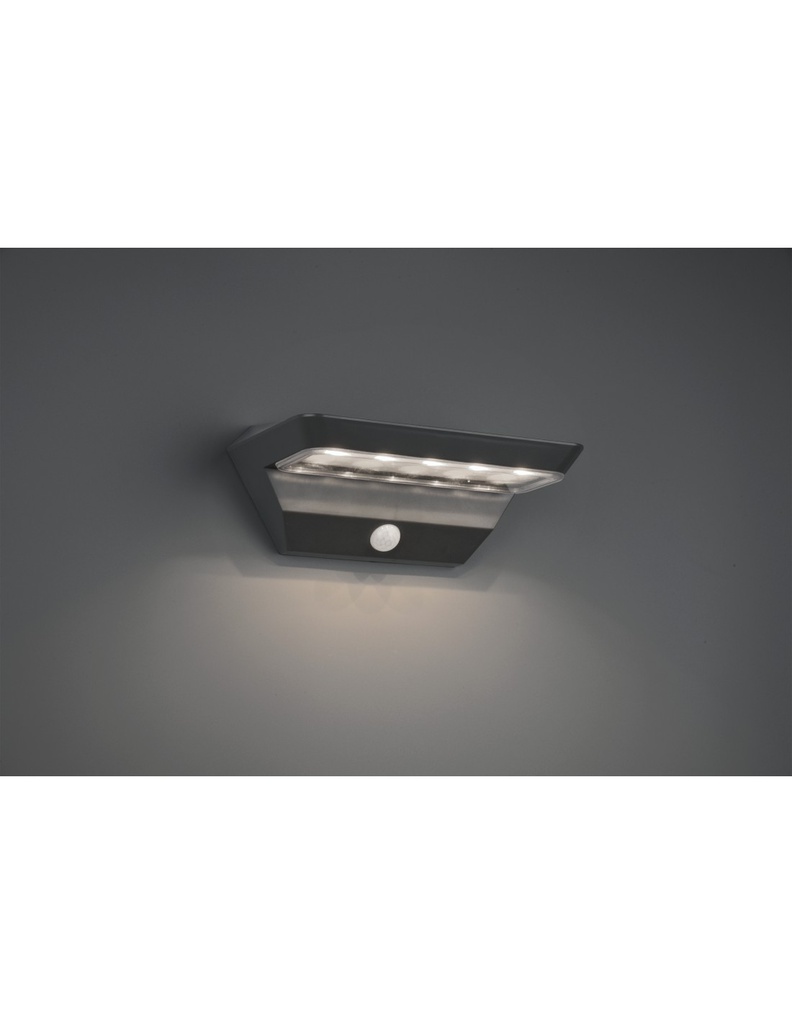 Lampada da Parete Led per Esterno Mendoza con Sensore Movimento Trio Lighting