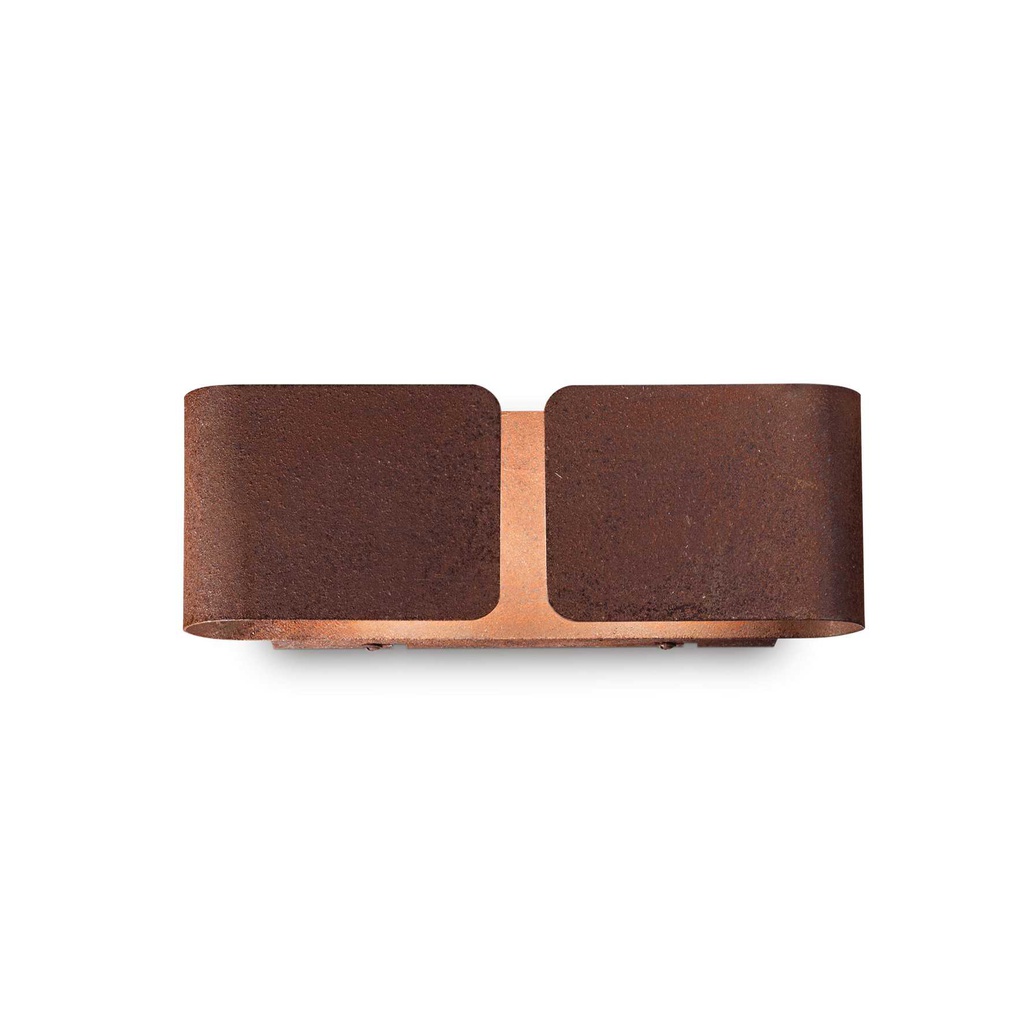 Lampada da parete Clip Mini in corten - L 250 x H 90 x P 80 mm
