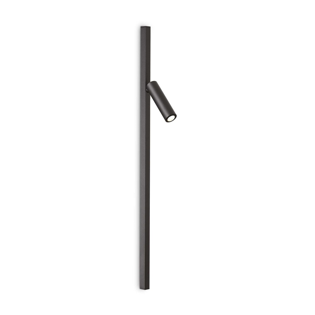 Lampada da parete Syntesi AP Linear nero - L 27 x H 595 x P 120 mm