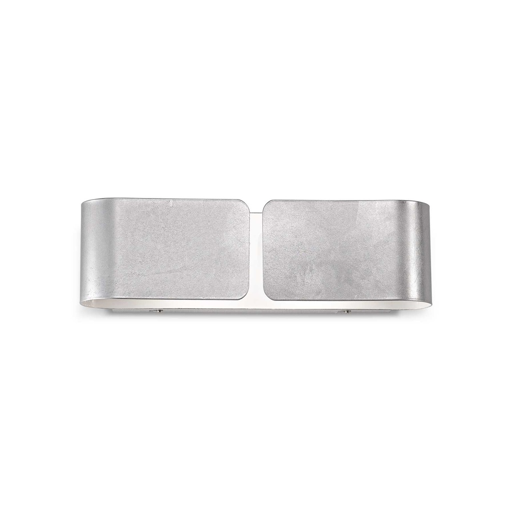 Lampada da parete argento L 440 x H 125 x P 110 mm
