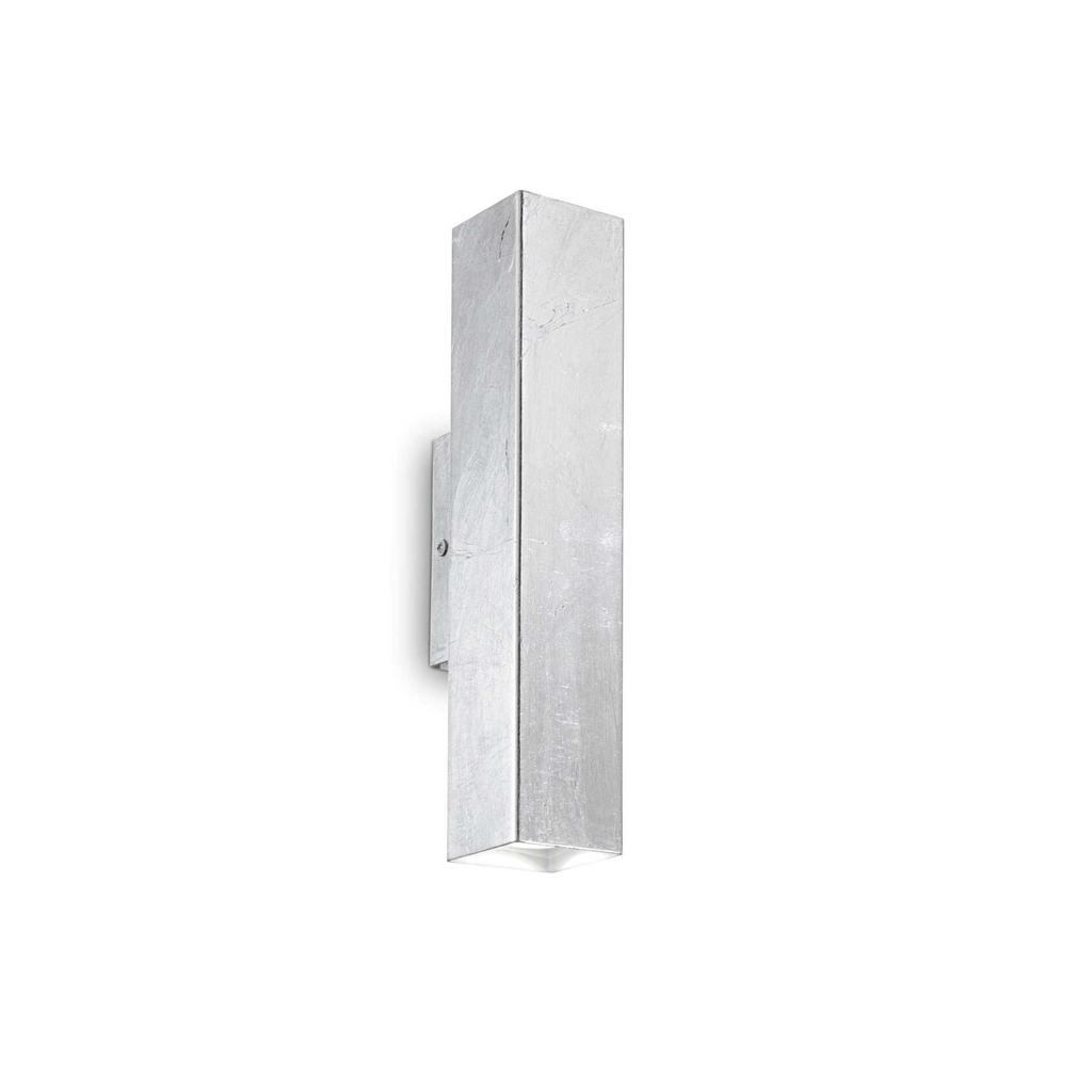 Lampada da parete argento L 60 x H 300 x P 80 mm
