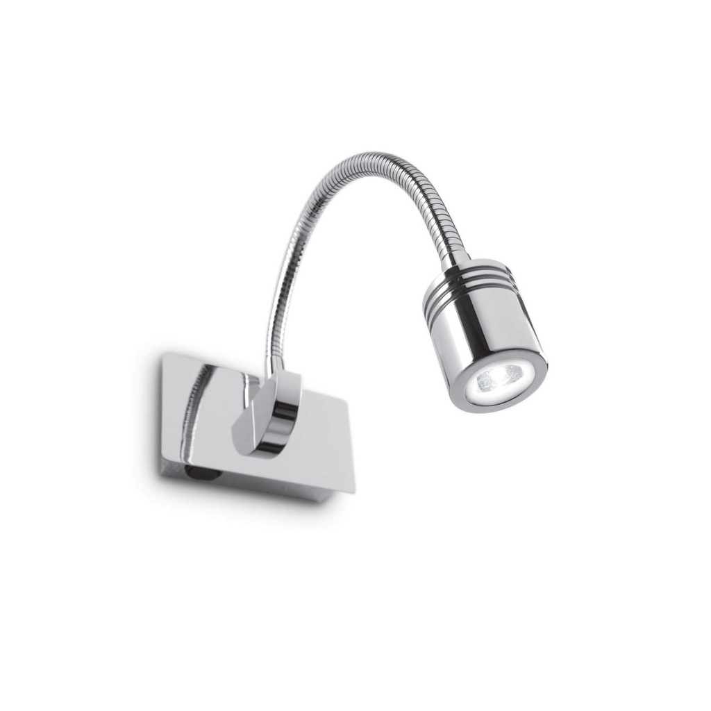 Lampada da parete cromo L 115 x H 65 x P 325 mm
