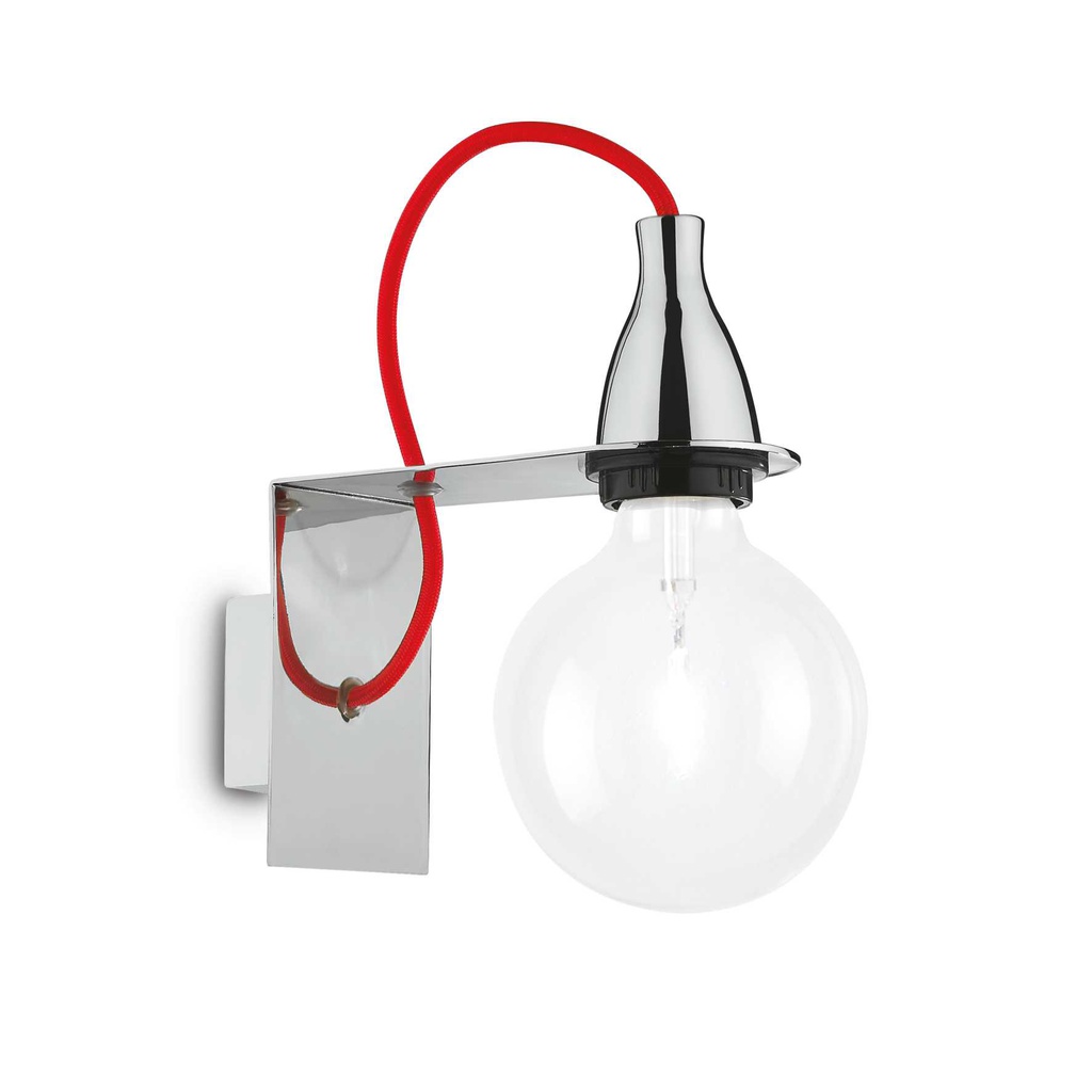Lampada da parete cromo L 120 x H 230 x P 210 mm